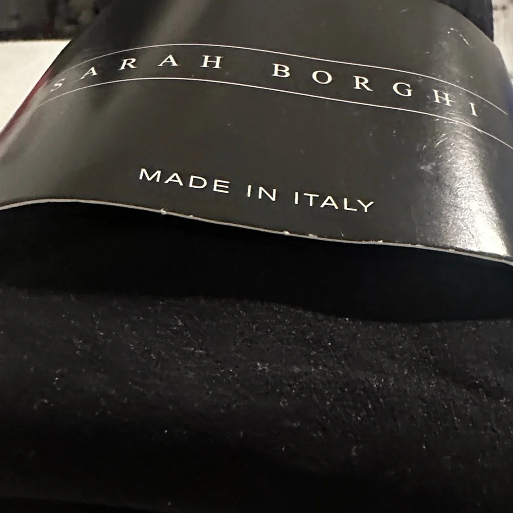 2 Pairs - Sarah Borghi Black Tights Size M/L